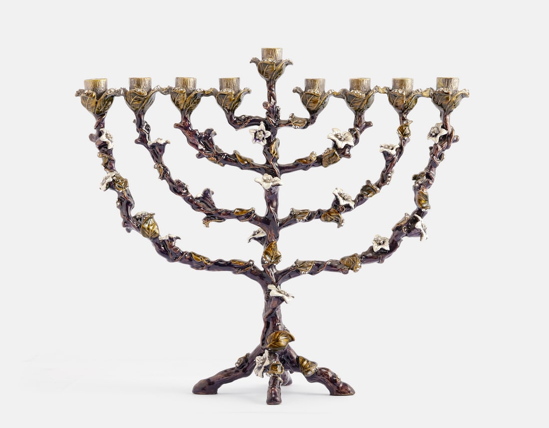 Bronze Hanukkah Menorah (1 of 5)