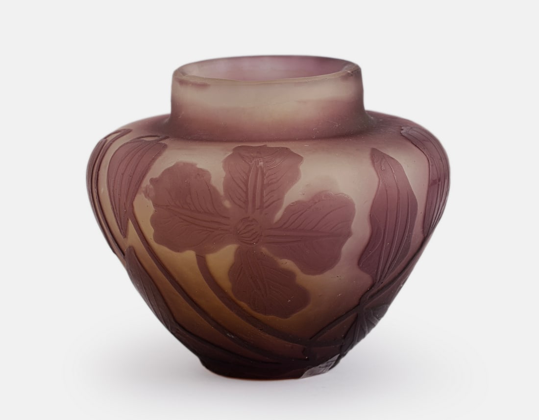 Cameo Glass Vase, Galle (1 of 6)