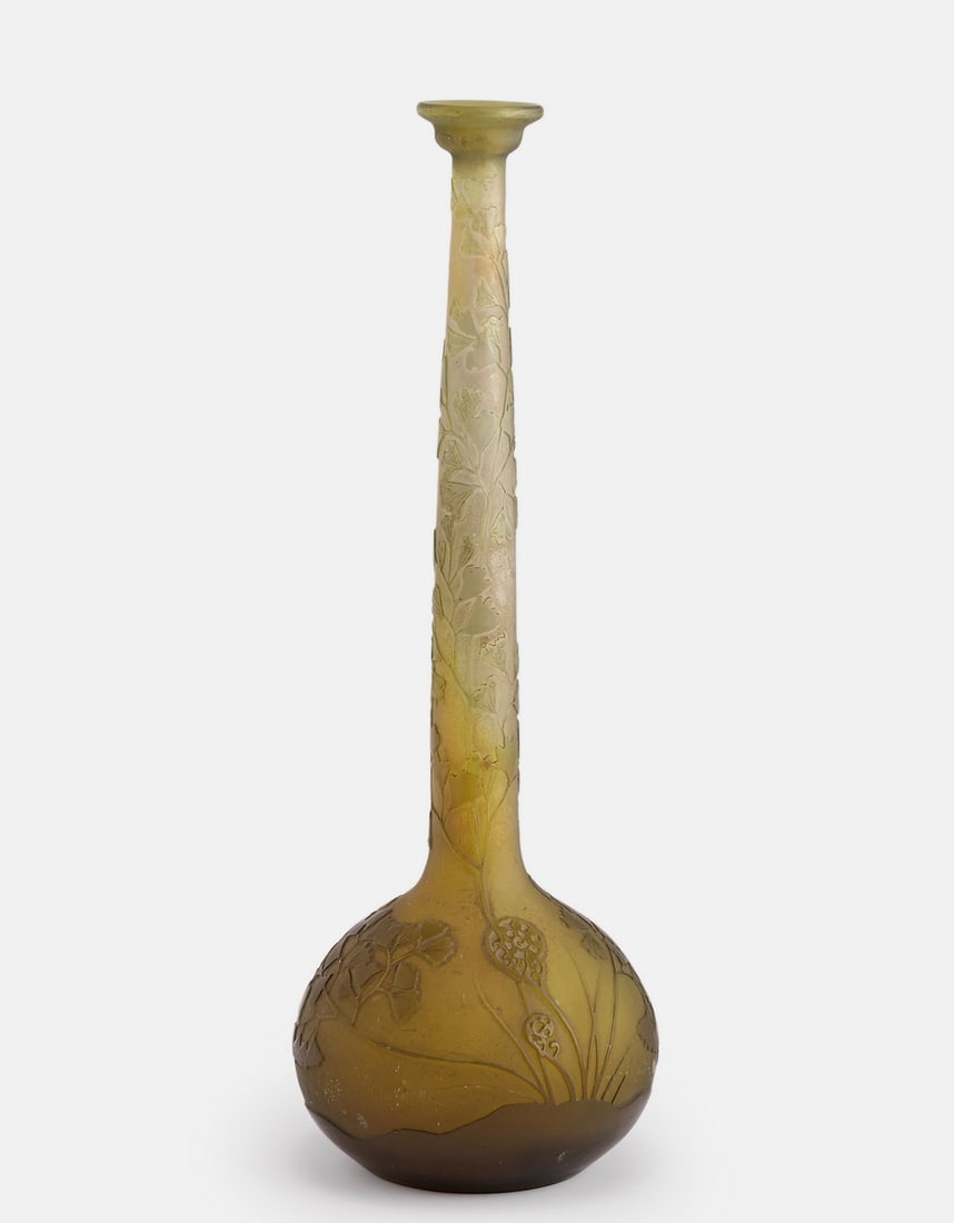 Cameo Glass Vase, Galle (1 of 4)