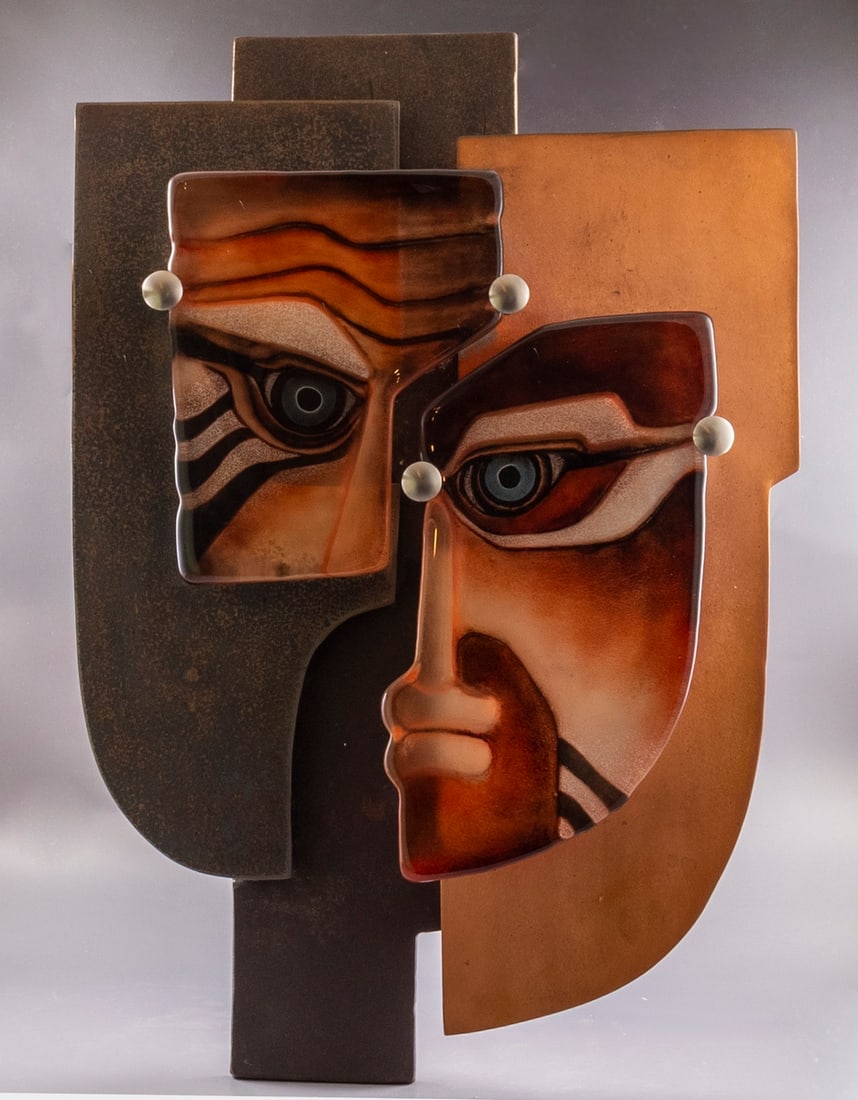 Crystal & Metal Sculpture, Mats Jonasson (1 of 5)