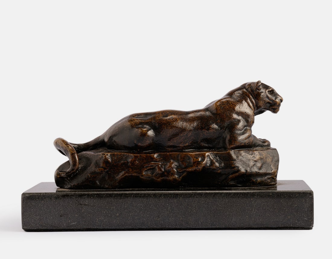 Bronze Sculpture, Panther (1 of 3)
