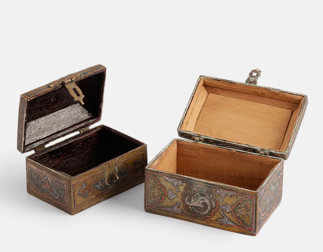 Islamic Brass Boxes - 6