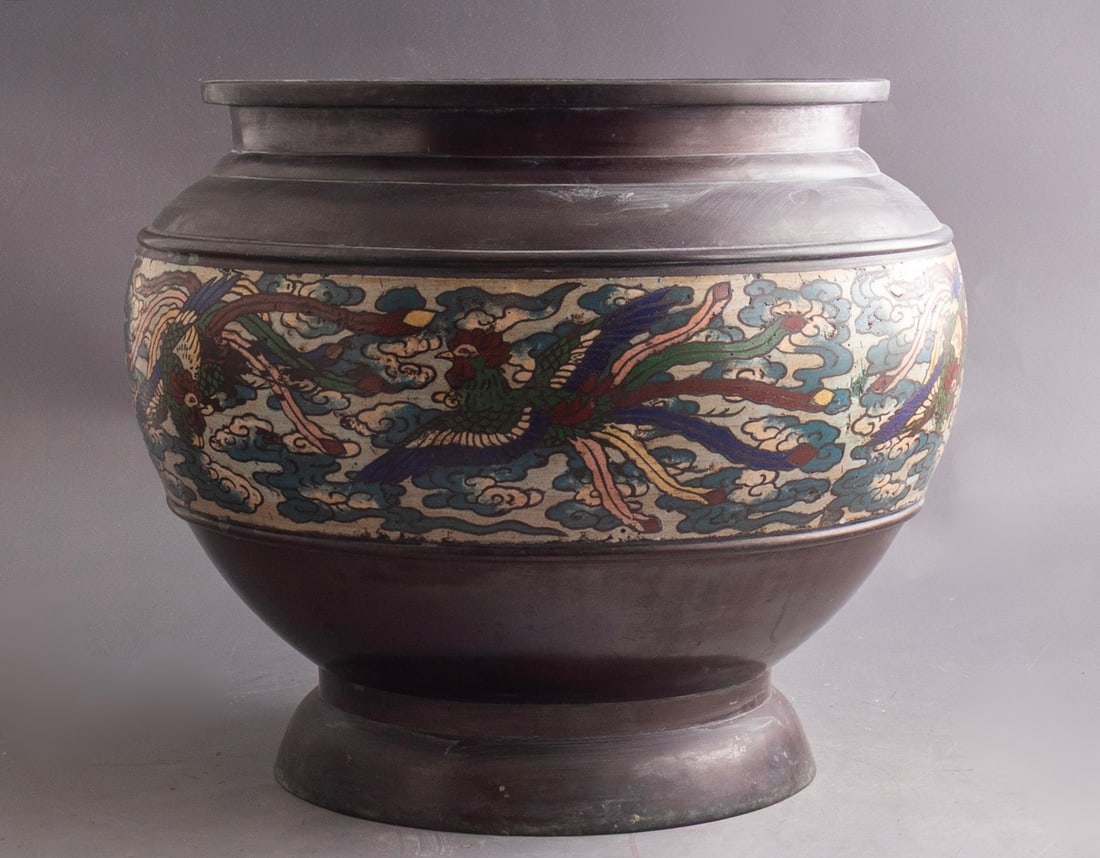 Cloisonne Bronze Vase (1 of 5)