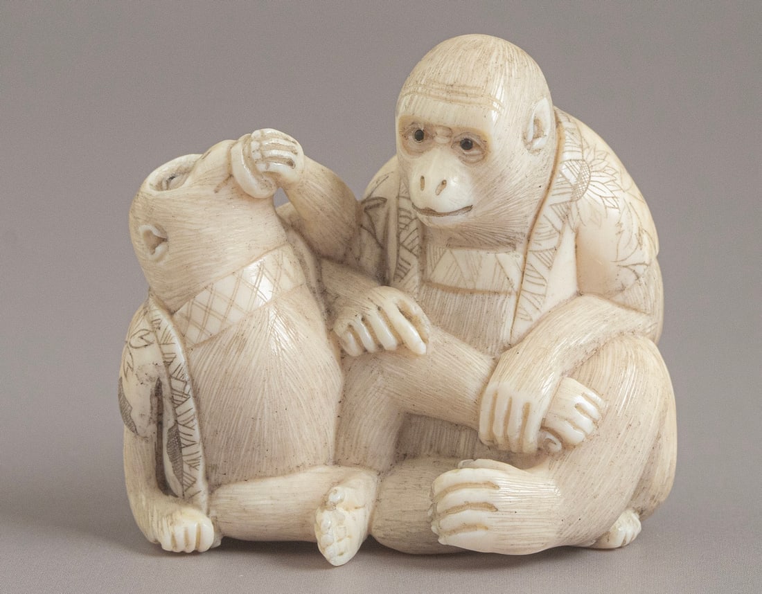 Carved Japanese Netsuke (1 of 3)