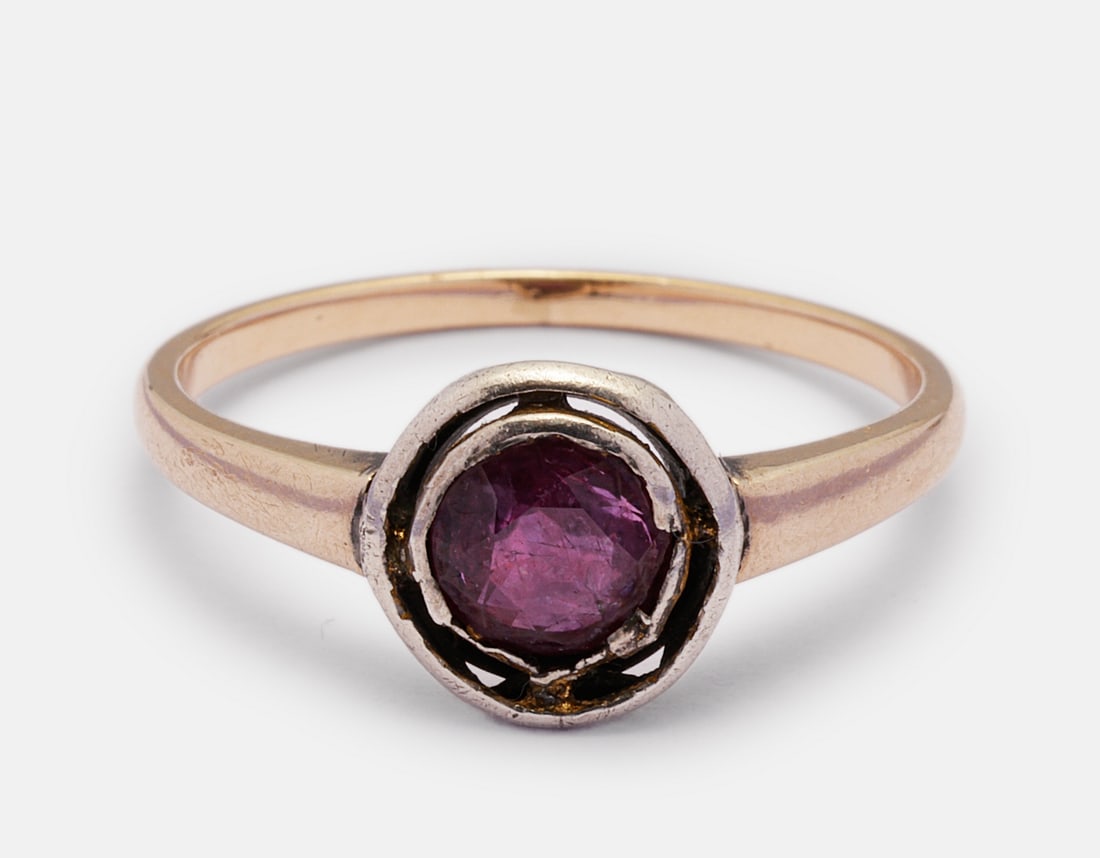 Gold Ruby Ring - 2