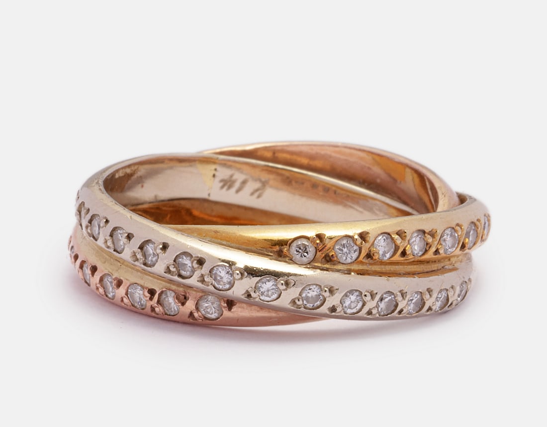 Gold Diamond Ring - 2