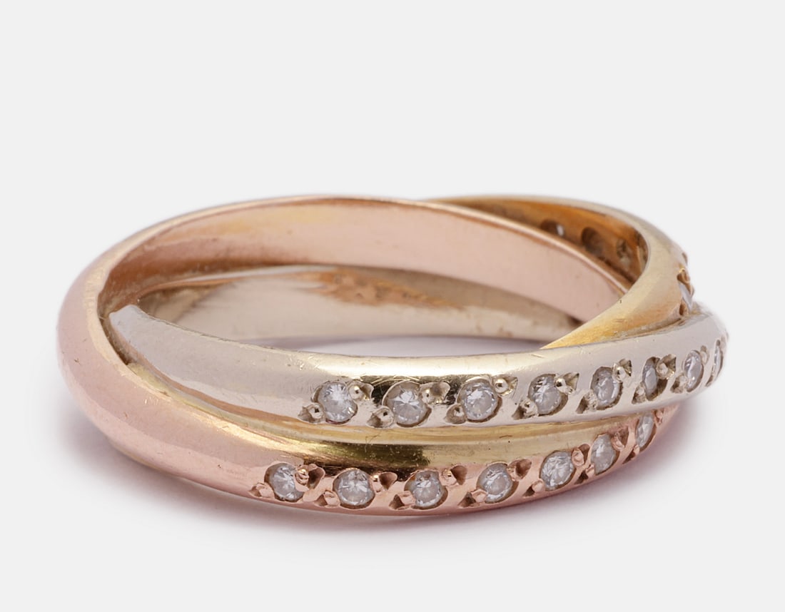 Gold Diamond Ring - 3