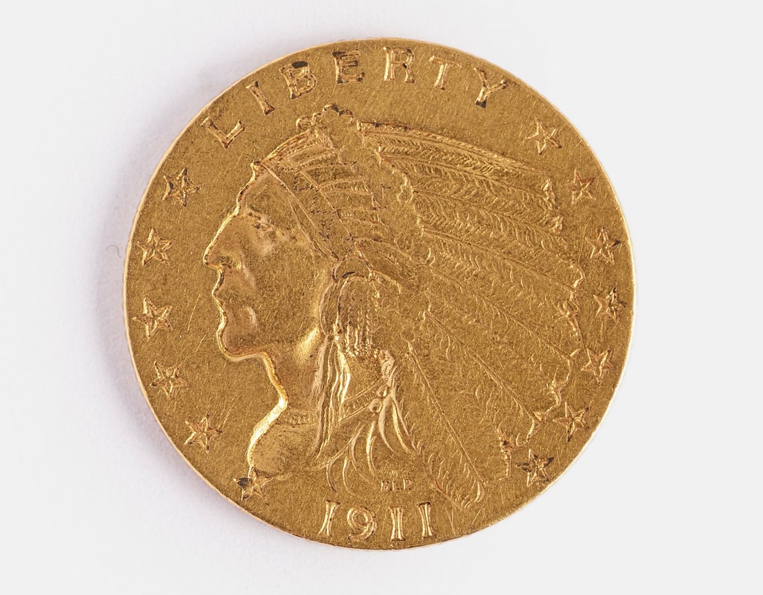 American Gold Coin, 2.5 Dollars (1 of 2)
