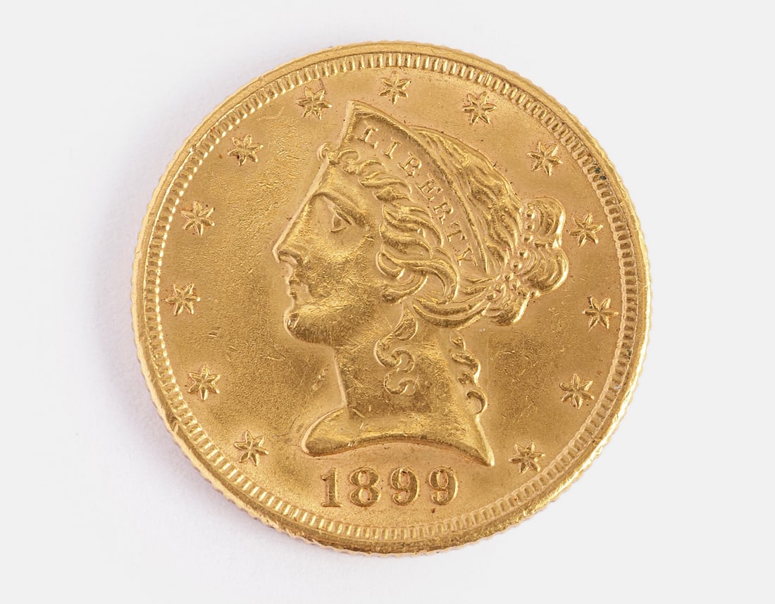 American Gold Coin, 5 Dollars (1 of 2)