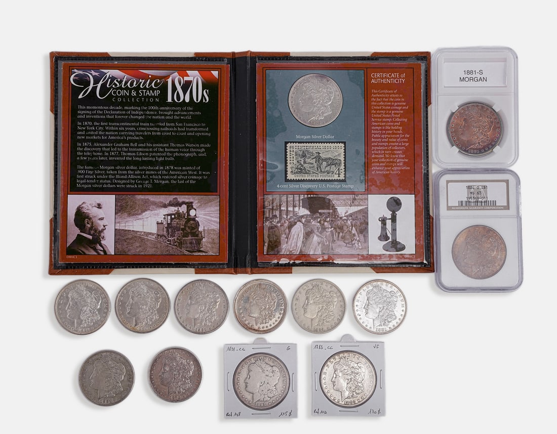 American Silver Coins & Medal (1 of 3)