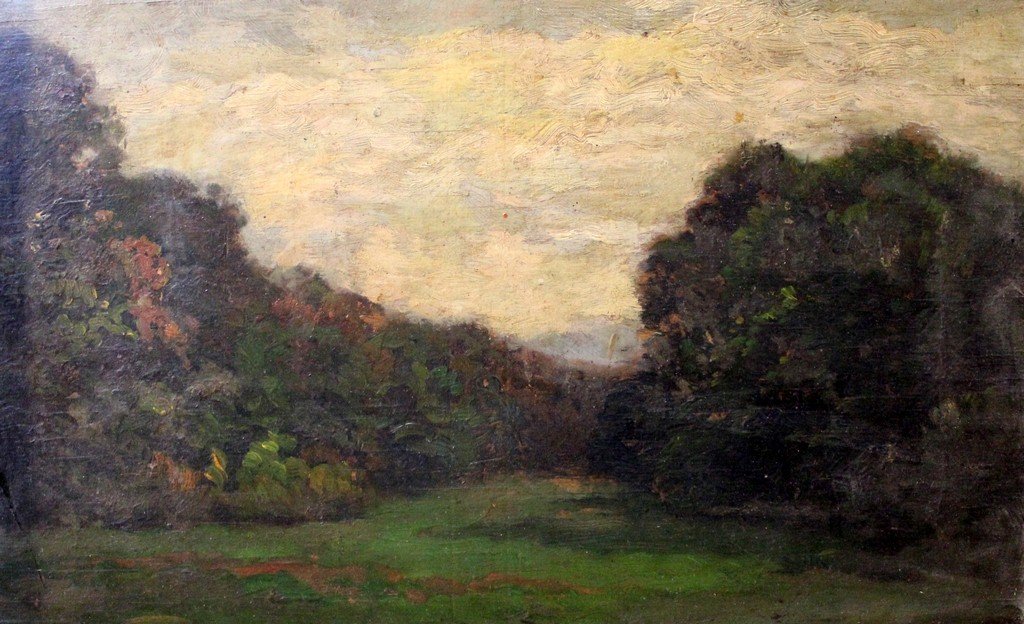 Unidentified artist, landscape (1 of 3)