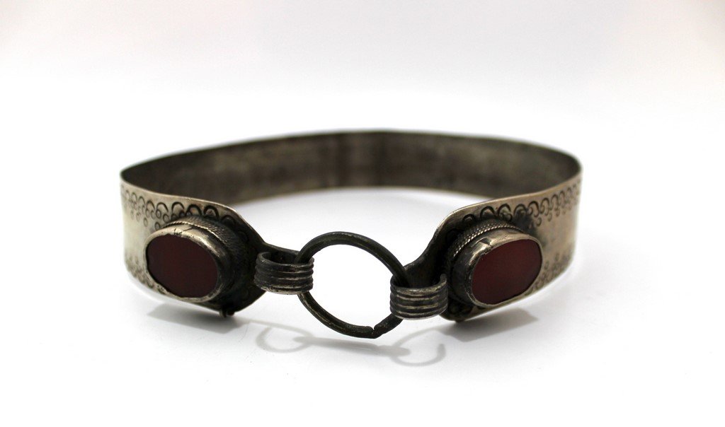 Turkmen silver necklace (1 of 2)