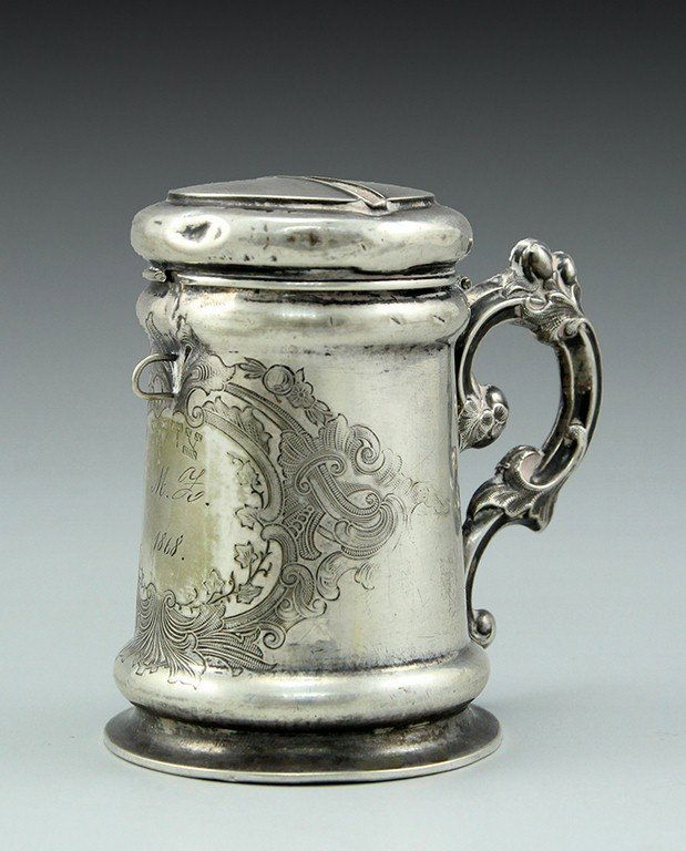 Jewish silver Tzedakah box (1 of 2)