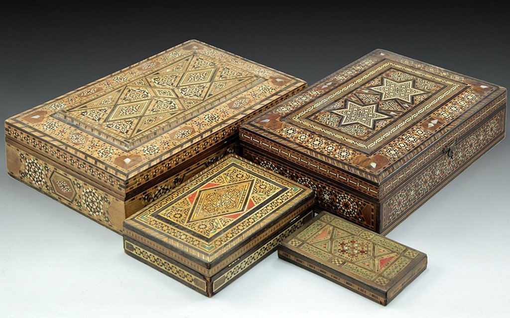 Lot Damascene boxes (1 of 2)