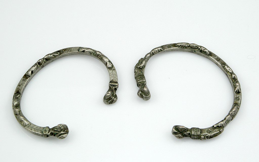 Antique Ethnic Islamic  Silver Bracelet (1 of 1)
