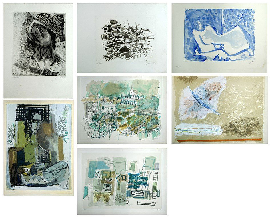 Yehezkel Streichman, Avigdor Stematsky, lot 7 prints (1 of 1)