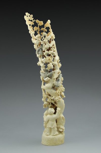 Japanese Ivory Okimono (1 of 4)