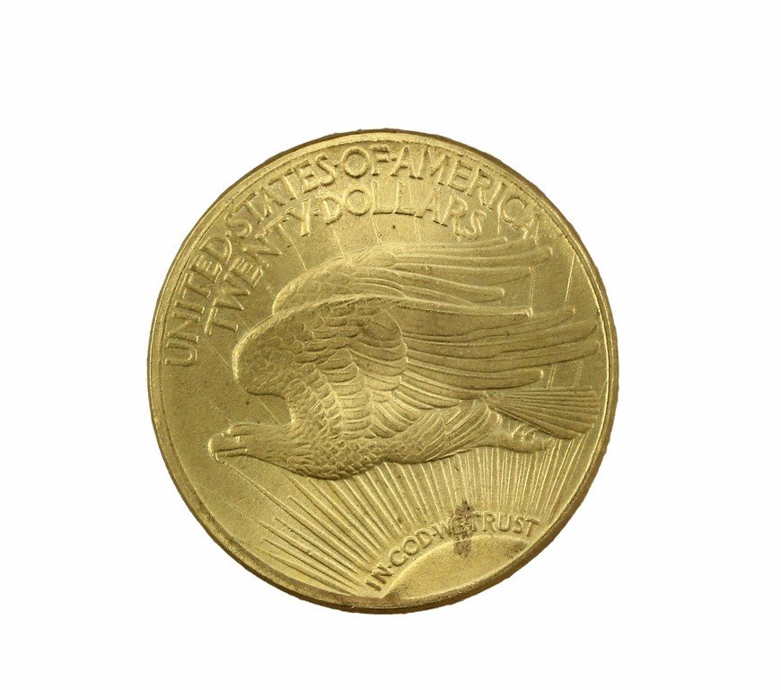 American $20 Double Eagle Gold Coin (1 of 2)