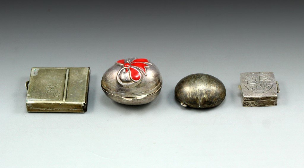 Lot of Silver Boxes (1 of 2)