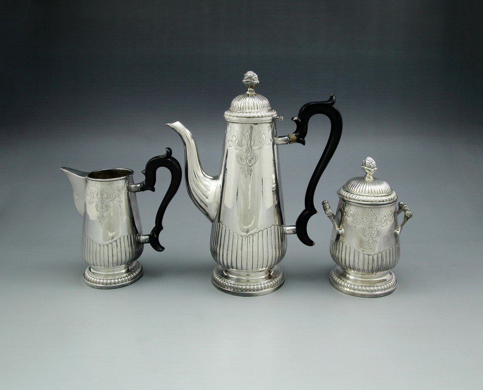 Silver Plated Coffee Set (1 of 2)