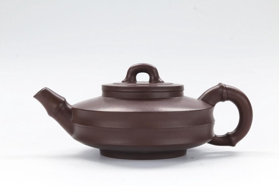 Dark Red Glazed Porcelain Teapot (1 of 7)