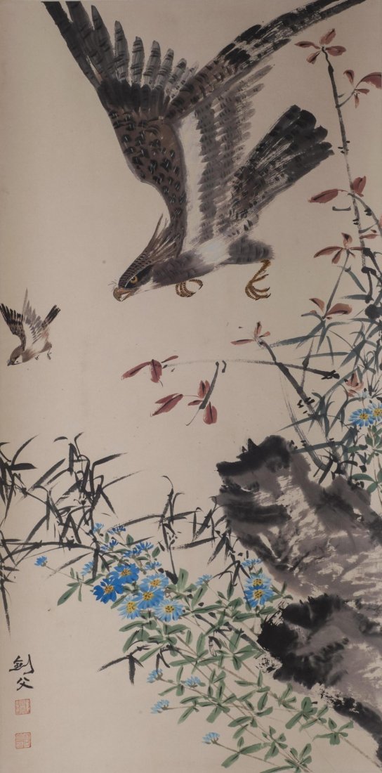 Eagle Painting Gaojianfu(1879-1951) (1 of 8)