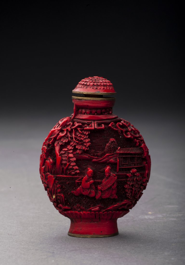 Lacquer Snuff Bottle 17c-19c (1 of 6)