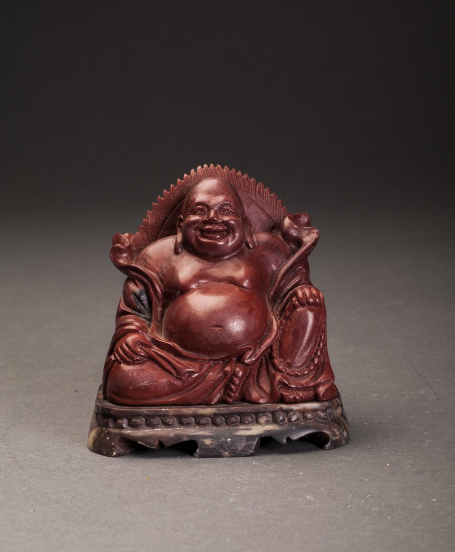 Shoushan Stone Carved Buddha Statue (1 of 4)