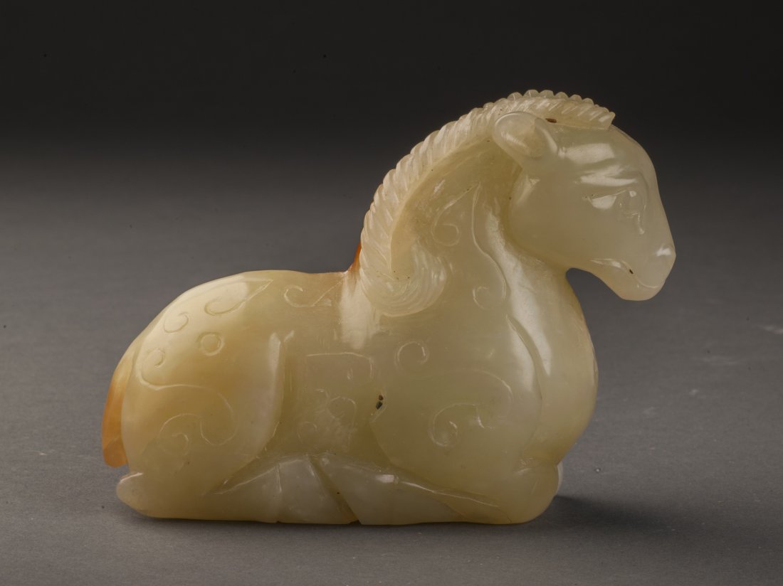 A Fine Jade Sheep Statue (1 of 6)