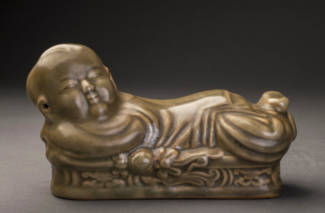 Yaozhou Ware Porcelain Pulse Pillow (1 of 8)