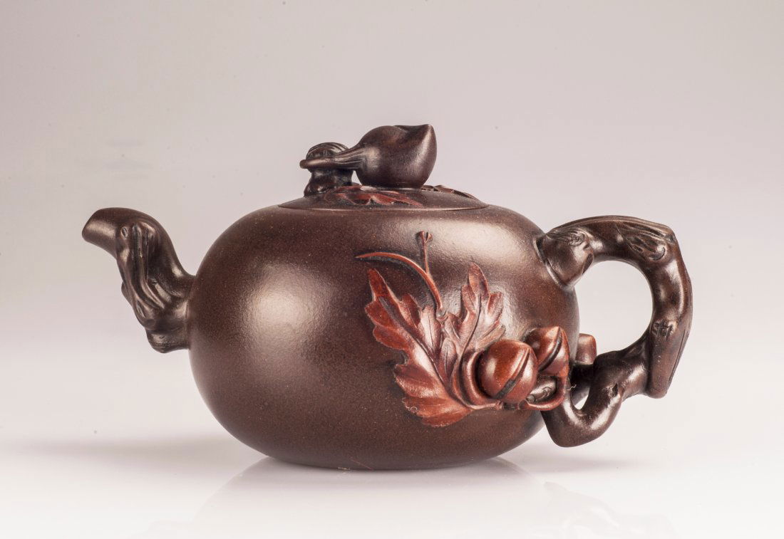 Dark-red Enameled Pottery (1 of 7)