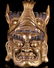 A Chinese Gilt Bronze Buddha Head