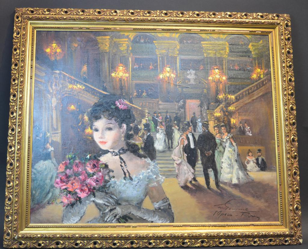 L'Opera oil on canvas painting by Francois Gerome (1 of 6)