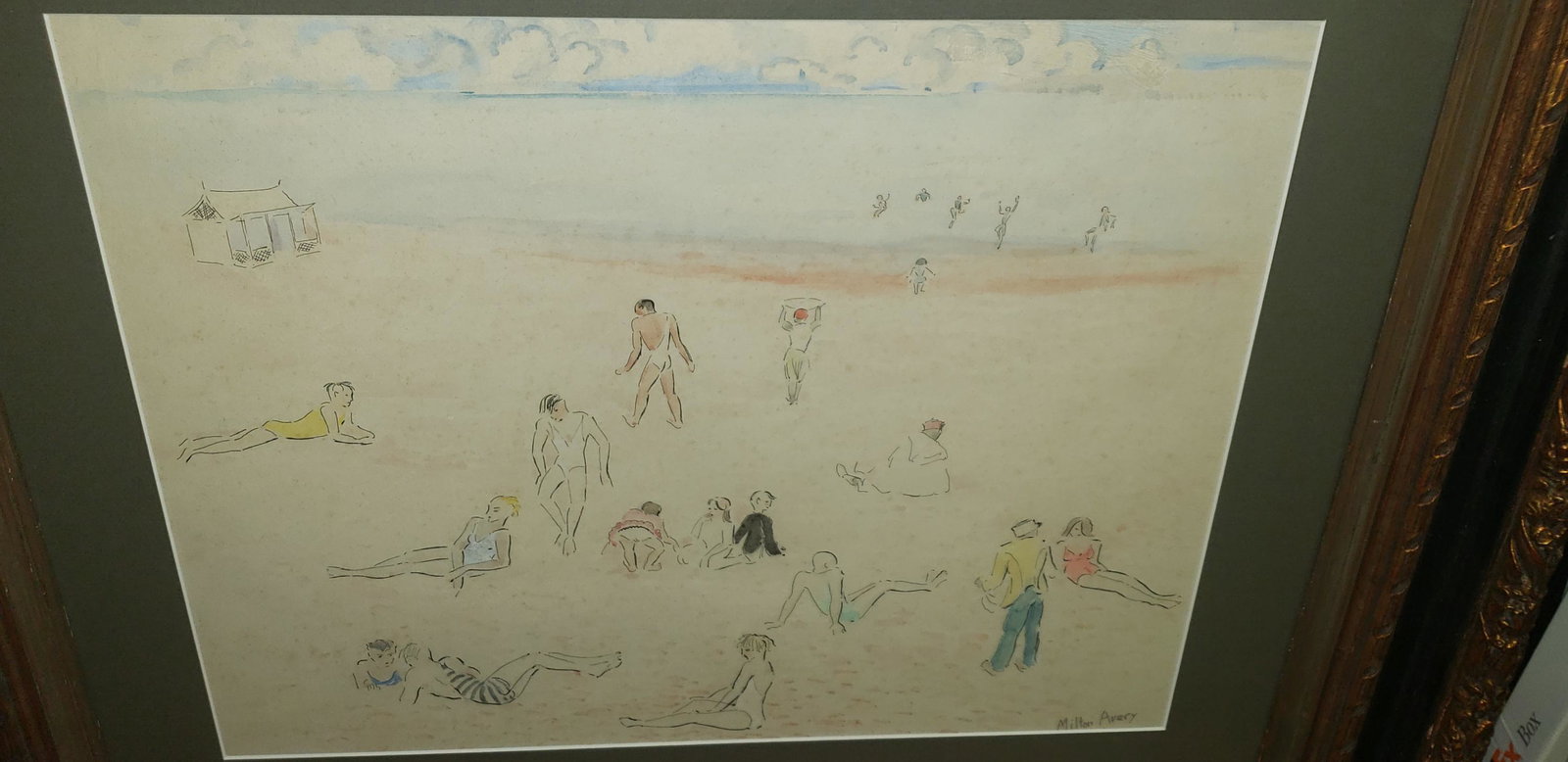 Milton Avery Watercolor of a Beach Scene (1 of 8)