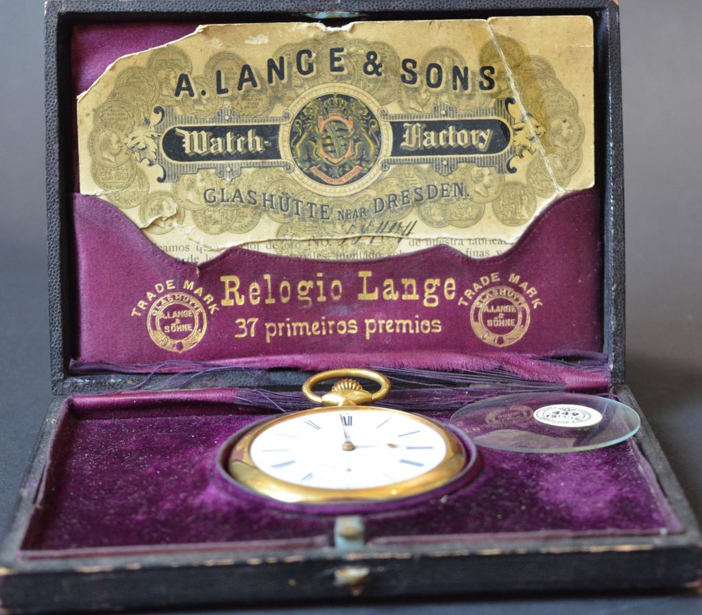 A. Lange & Sons Gold Pocket Watch (1 of 11)