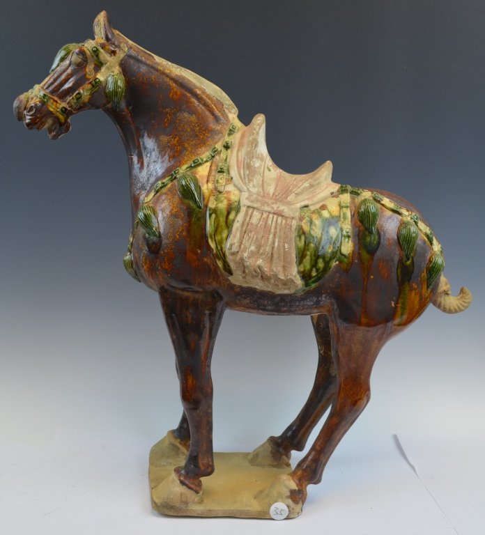 Chinese Tang Dynasty Pottery Horse (1 of 10)