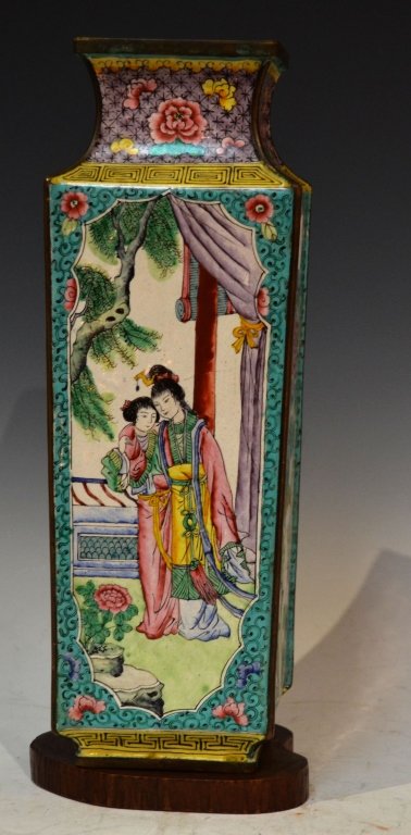 Chinese Enameled Bronze Vase (1 of 7)