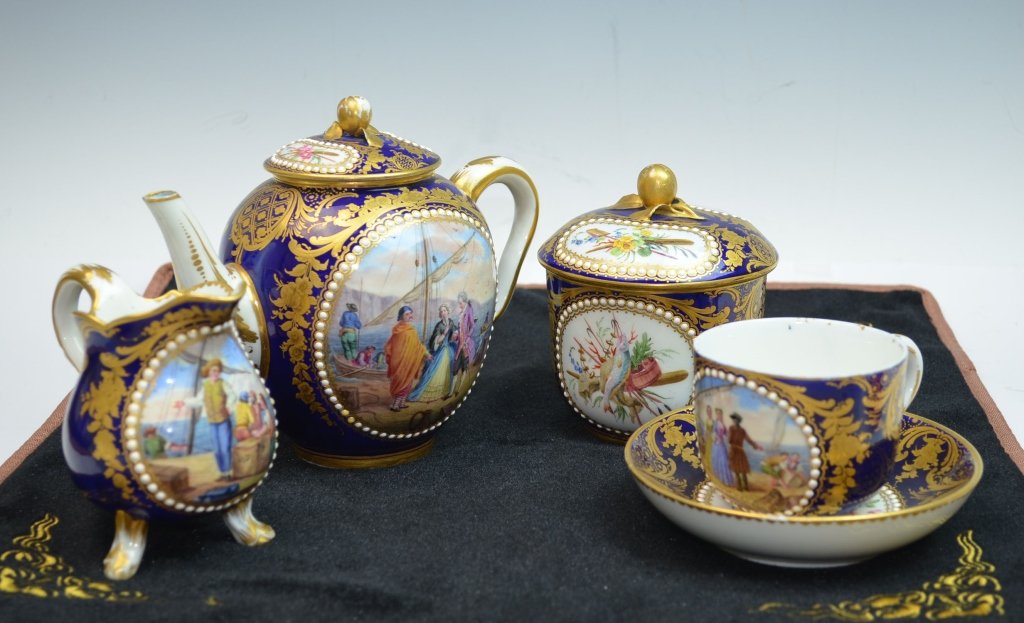 Sevre Jeweled Coffee Set (1 of 10)