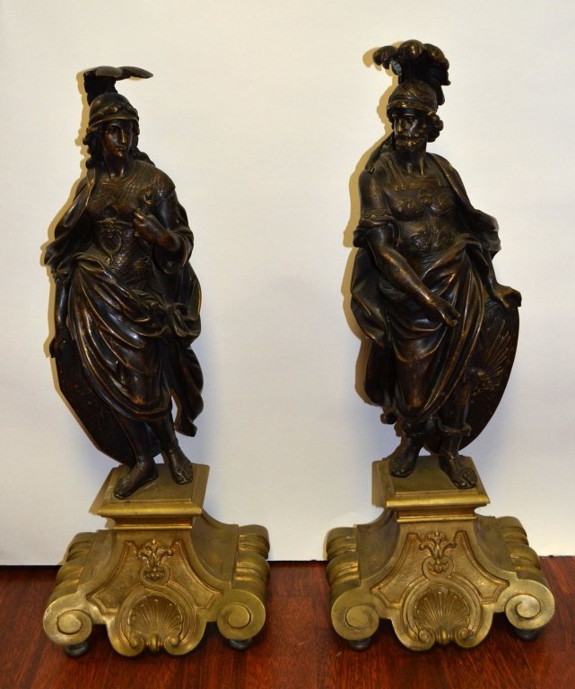 Pair of French Bronze Figure (1 of 9)