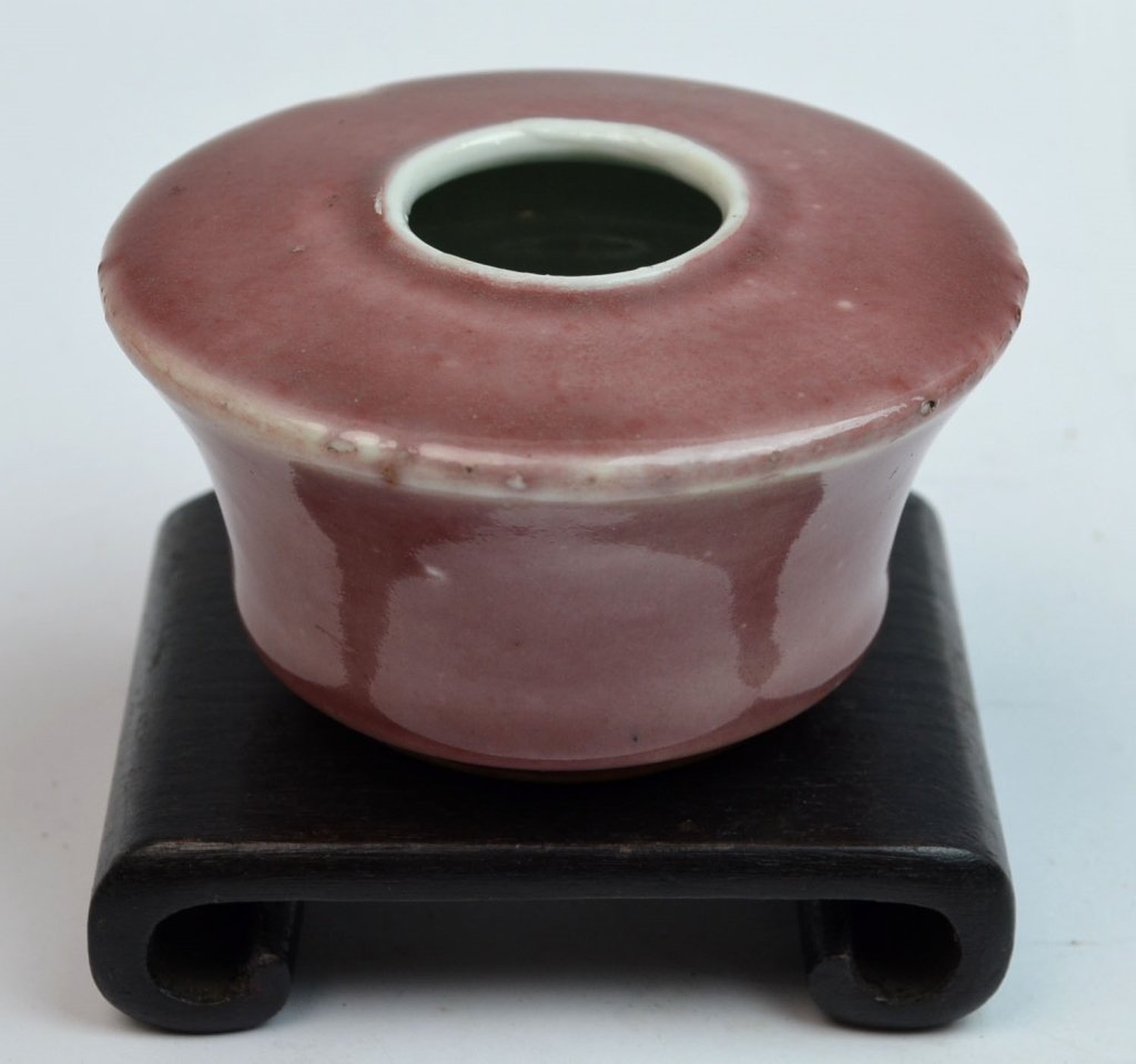 Chinese Peachbloom Glazed Wash Pot (1 of 6)