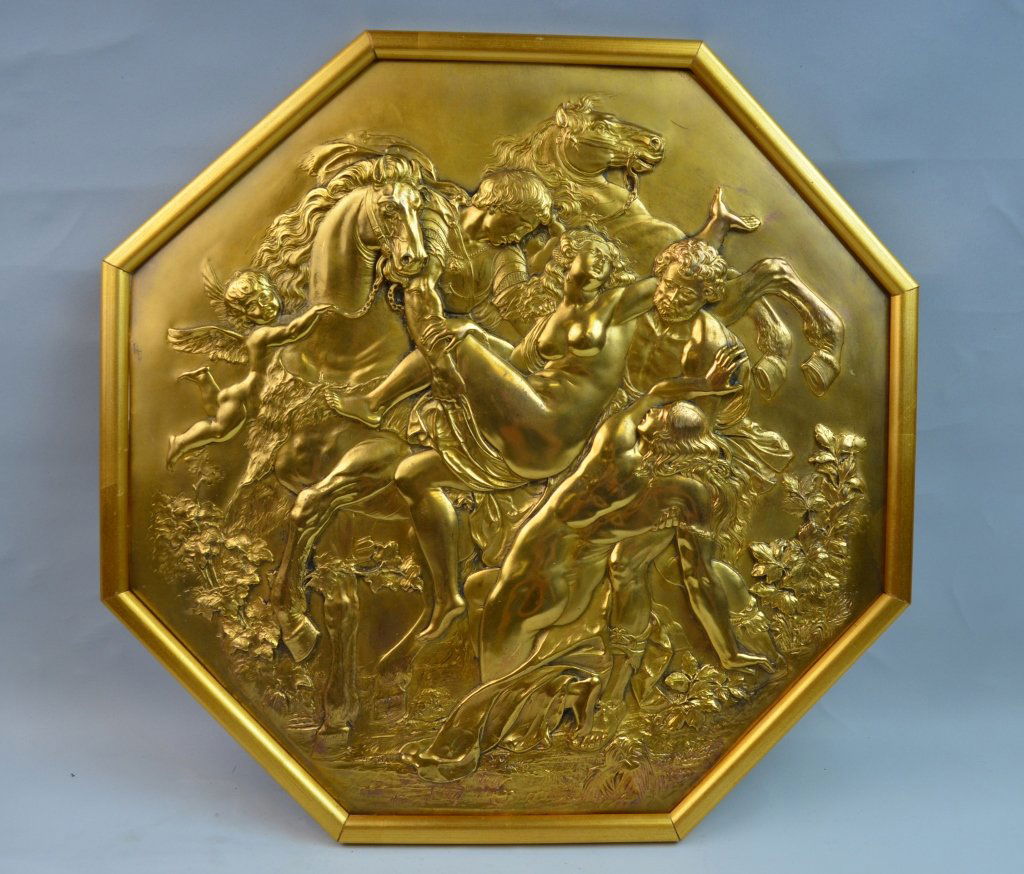 French 19th Century Bronze Plaque (1 of 5)