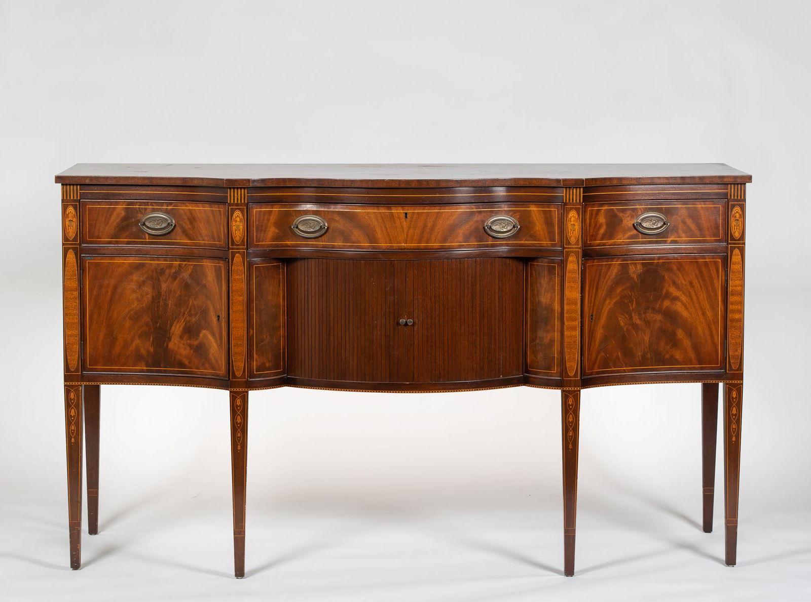 Mahogany Hepplewhite Style Inlaid Sideboard (1 of 11)