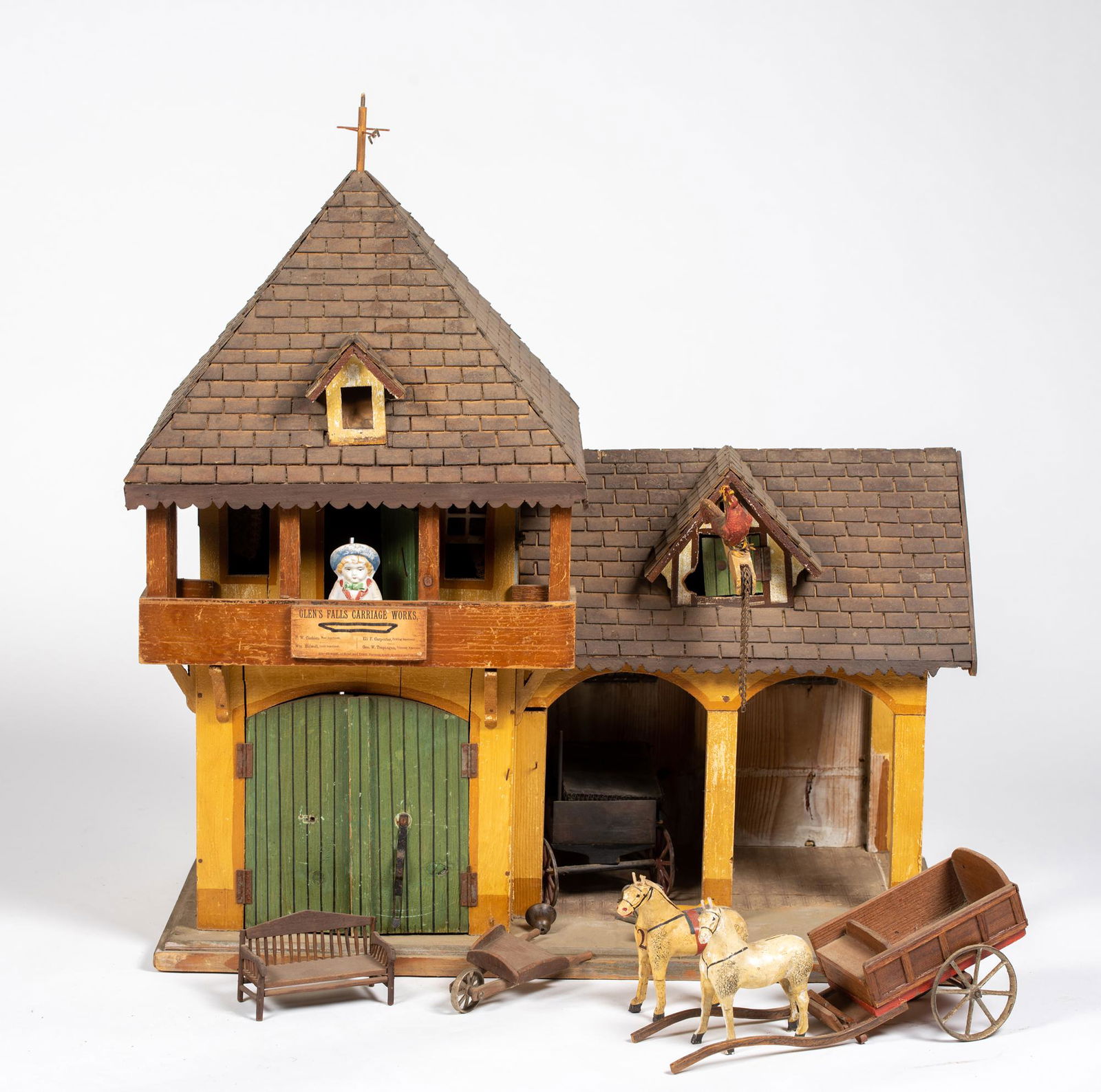 "Glen Falls Carriage Work" Model Building (1 of 11)