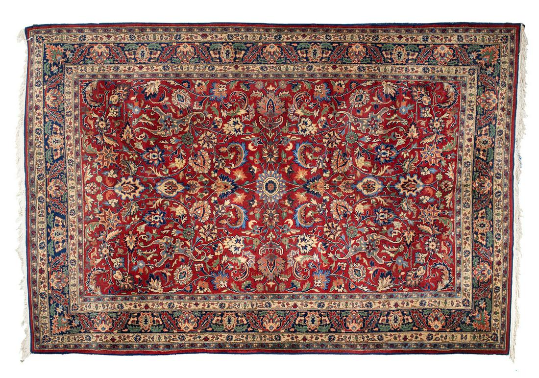 Pakistani Tabriz Small Room Size Oriental Rug (1 of 8)