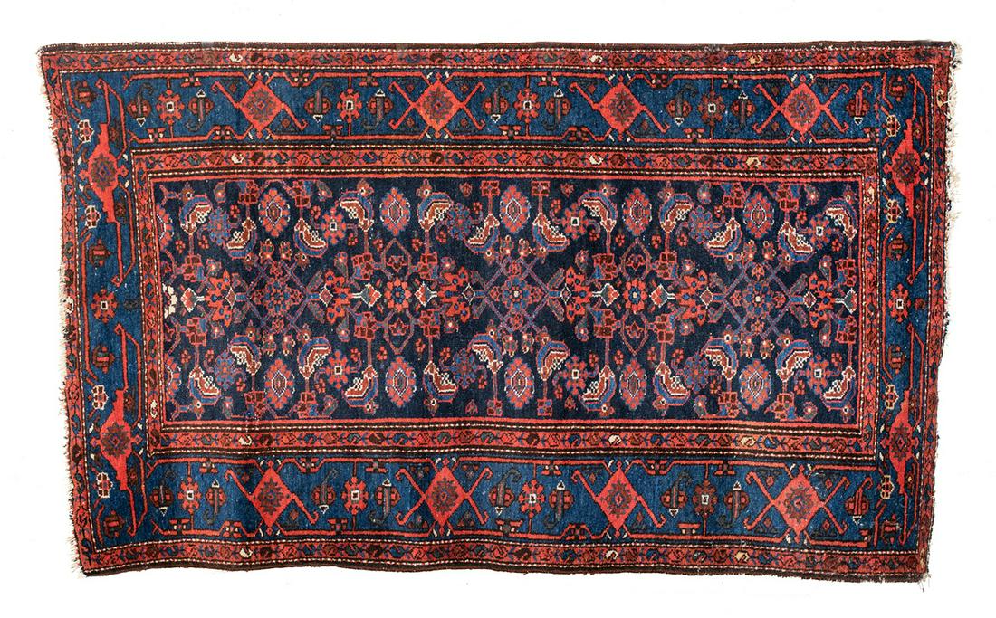 E20thC Hamadan Oriental Scatter Rug (1 of 7)