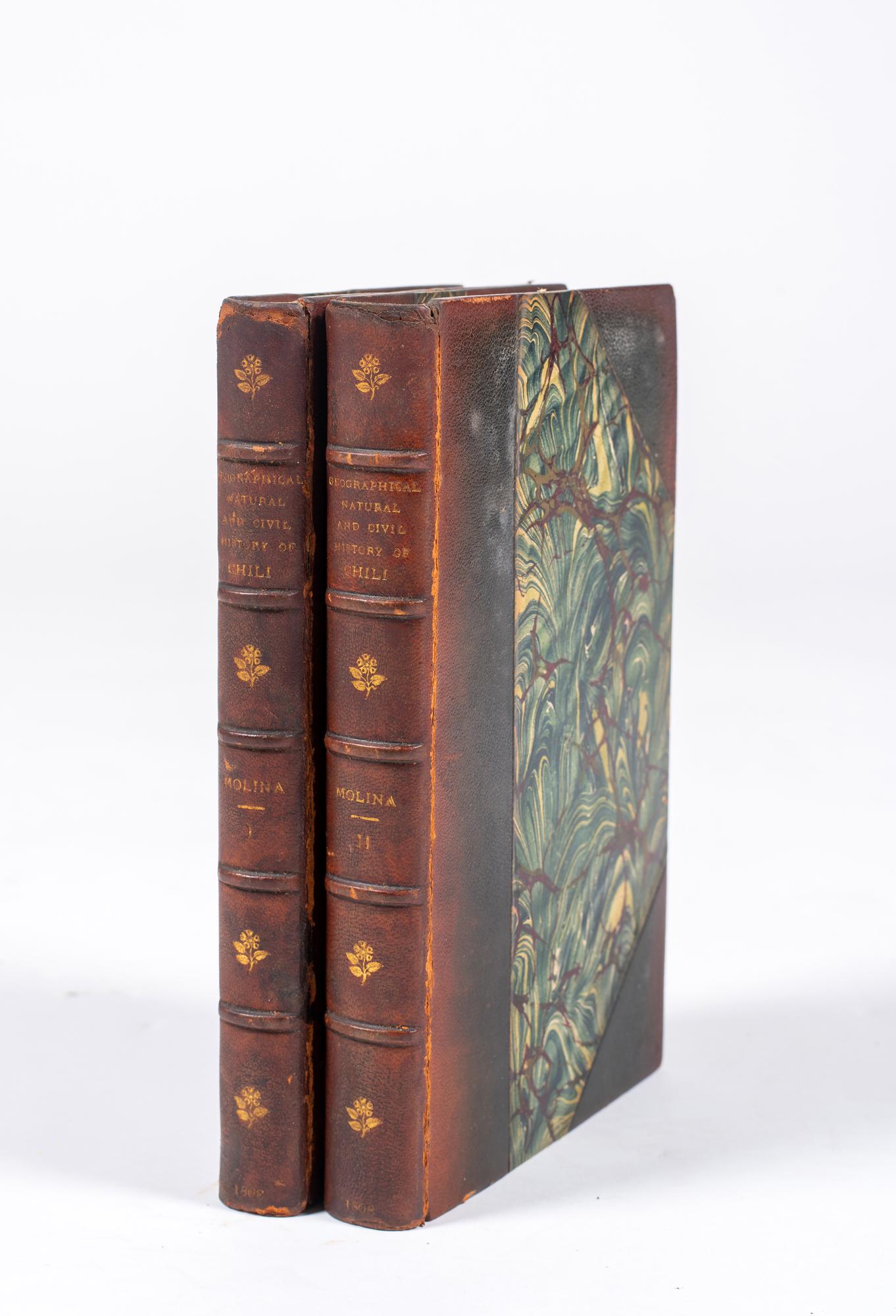 The AbbÃ© Don J. Ignatius Molina, The Geographical,: The Abbé Don J. Ignatius Molina, The Geographical, Natural, and Civil History of Chile (Middletown: I. Riley, 1808), Two volumes. Translated from the original Italian by an American Gentleman. 