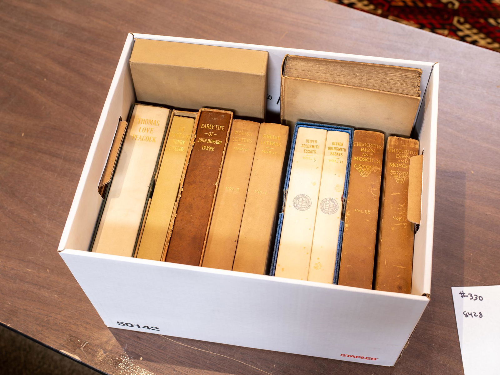 Box of Bibliophile Society Books (1 of 1)