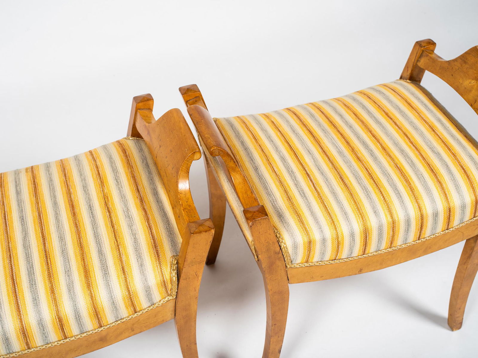 Matching Pair of Swedish Biedermeier Window Seats (1 of 4)