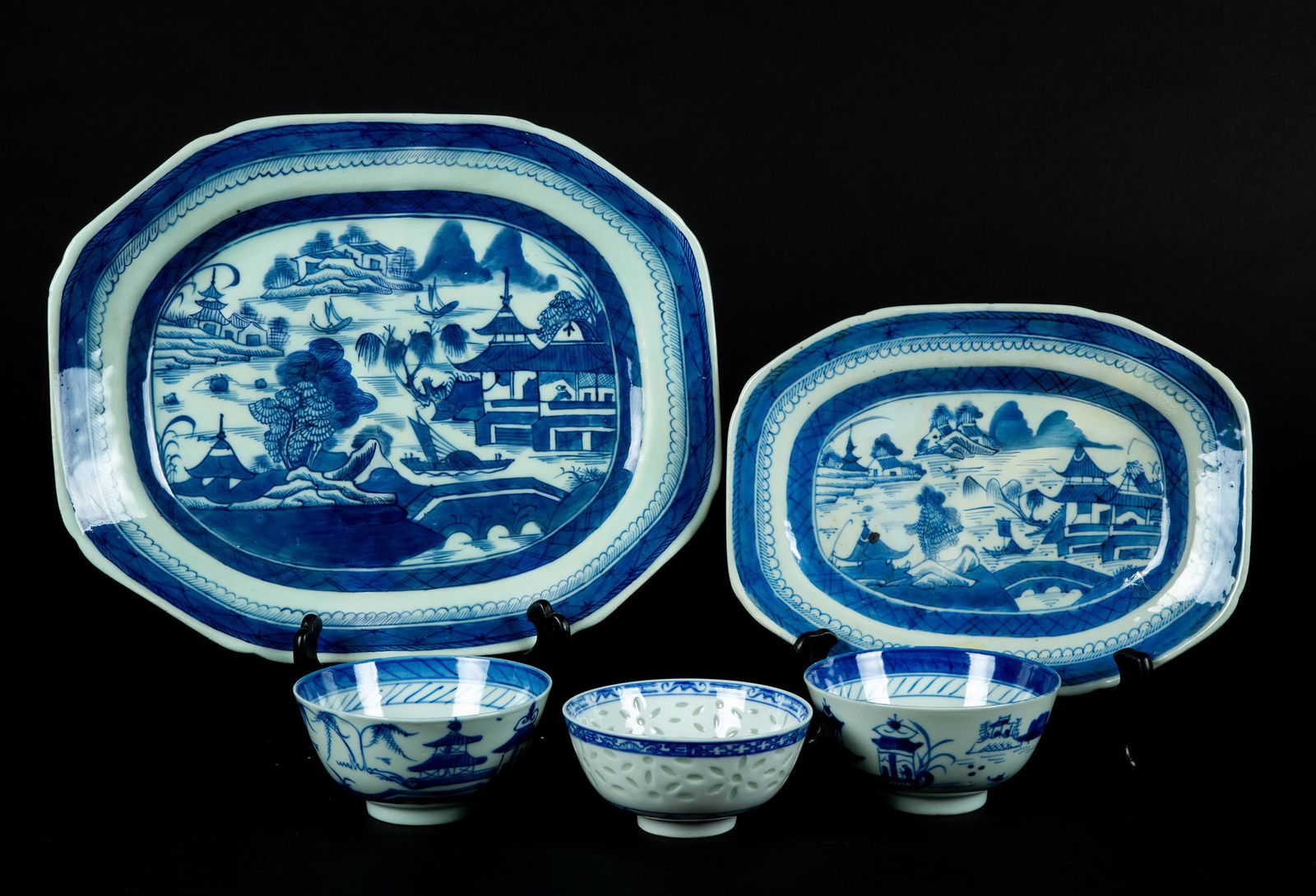 Chinese Export Canton China Lot (1 of 8)