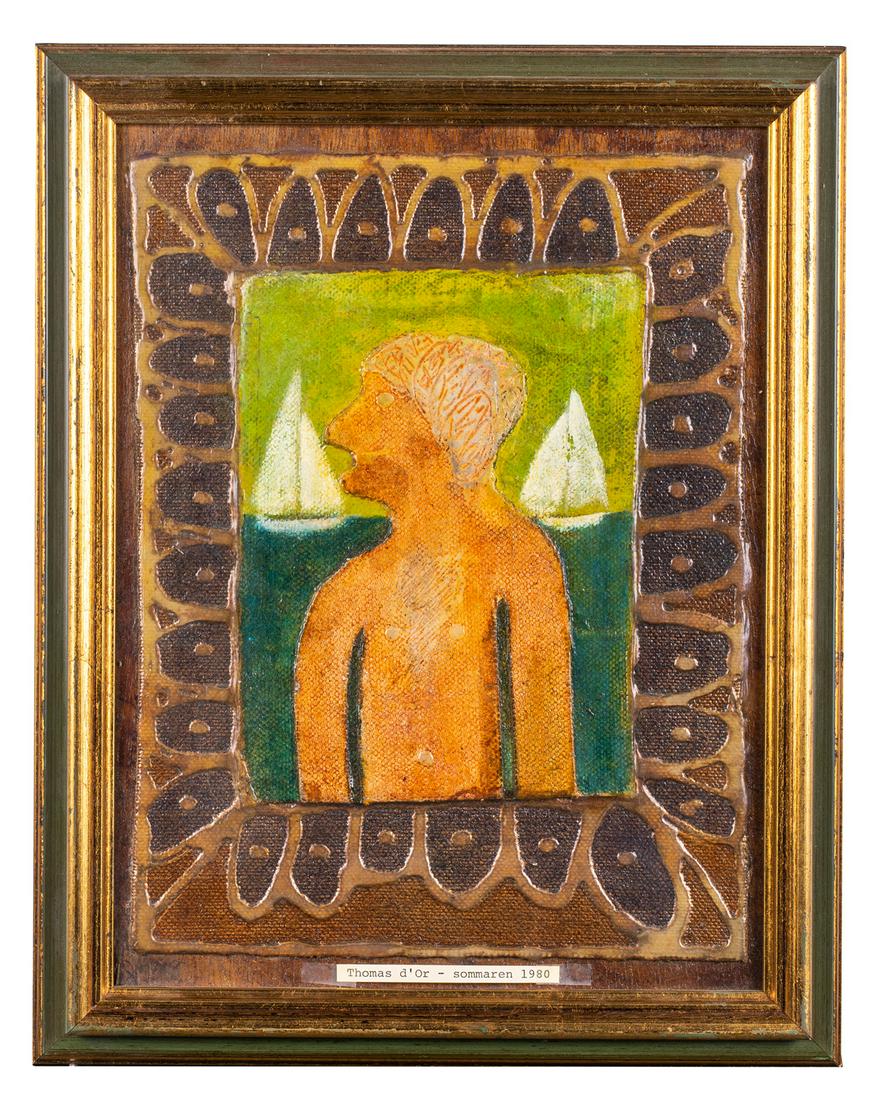 Mixed Media Profile Titled "Thomas d'or - Sommaren (1 of 4)